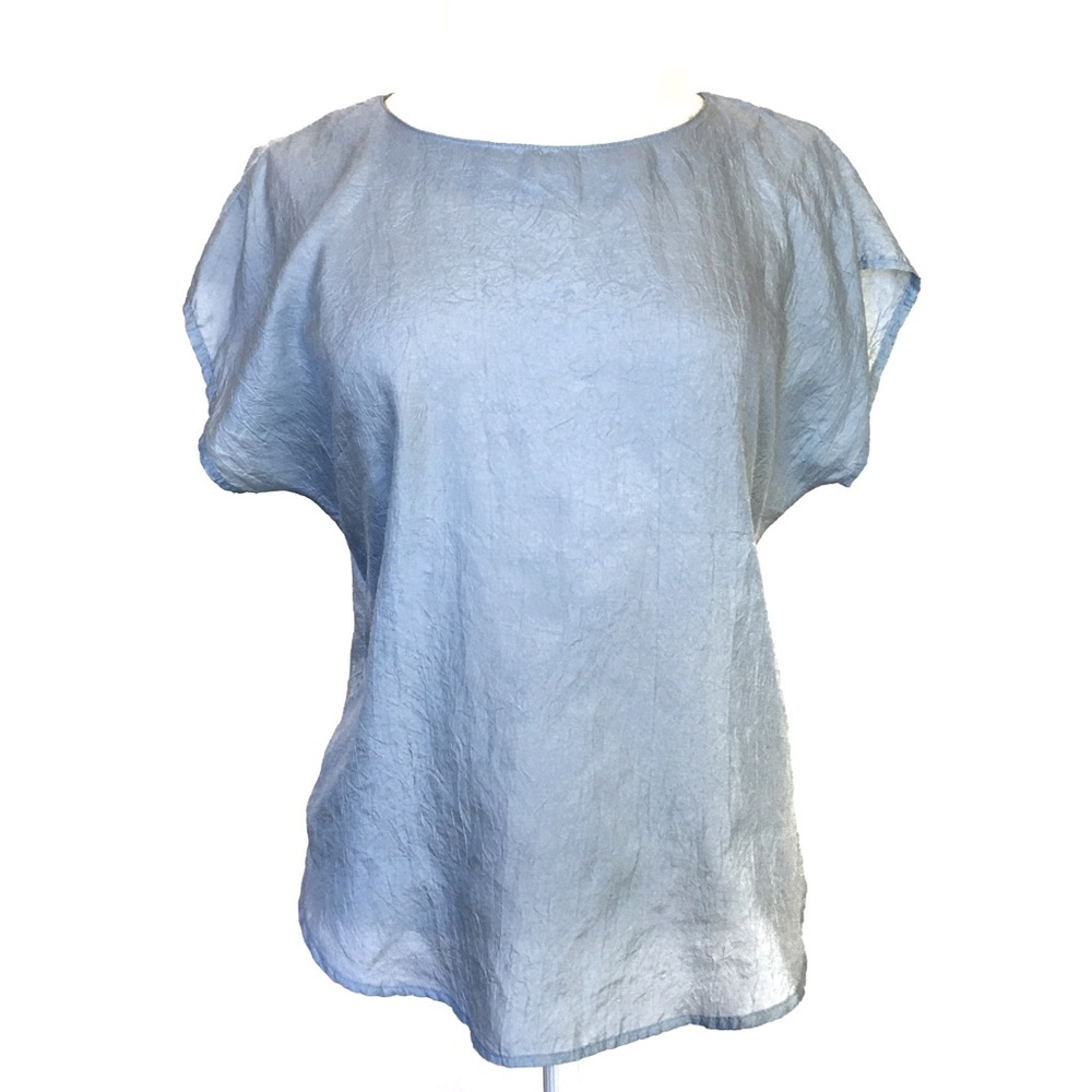 Vintage Diane Von Furstenberg Blue Top M